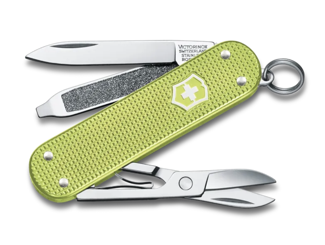 Victorinox Classic Alox Lime Twist Pocket Knife
