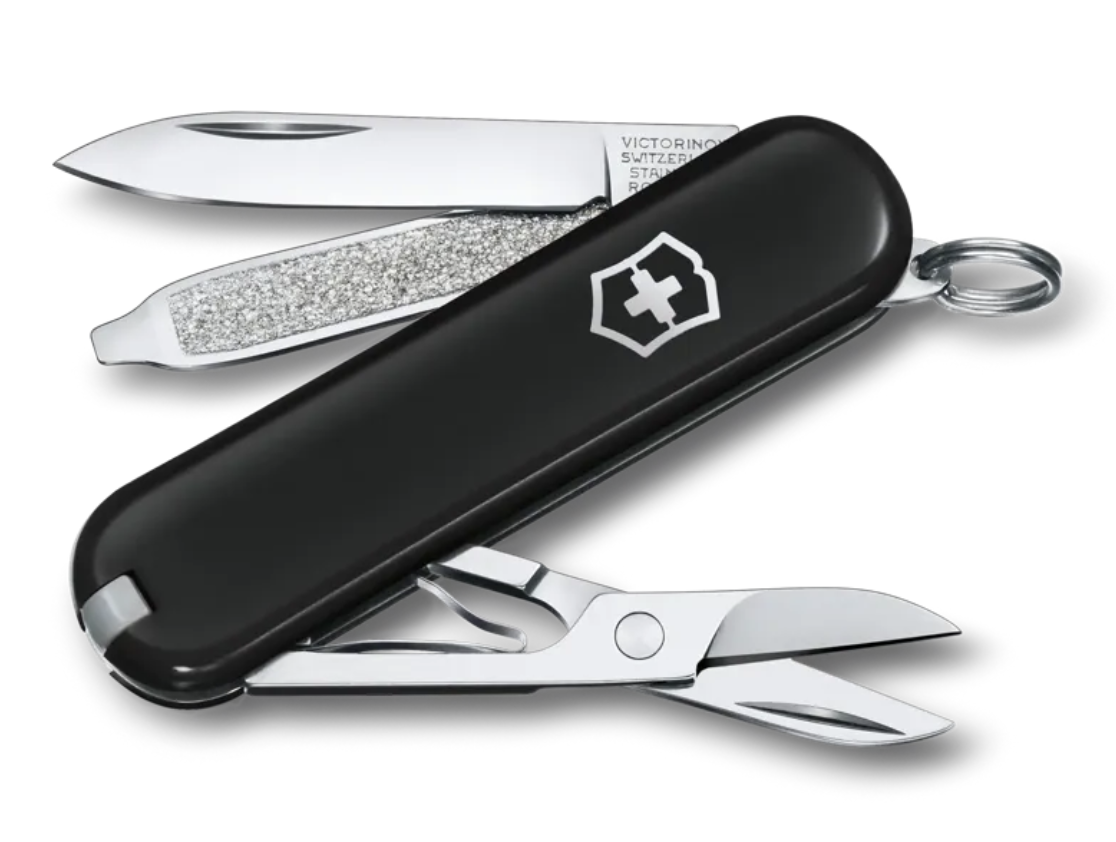 Victorinox Classic Black Dark Illusion Pocket Knife