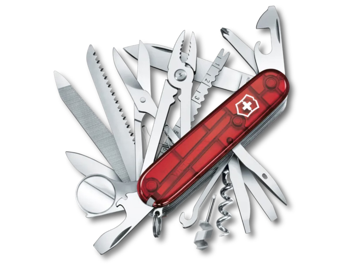 Swiss Champ Red Transparent