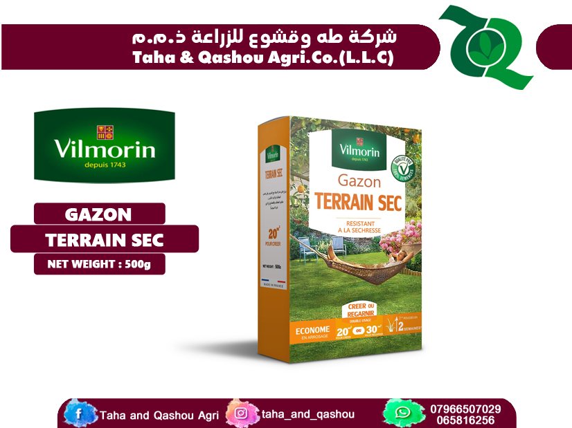 Lawn Seeds Terrain Sec Lawn 500 G