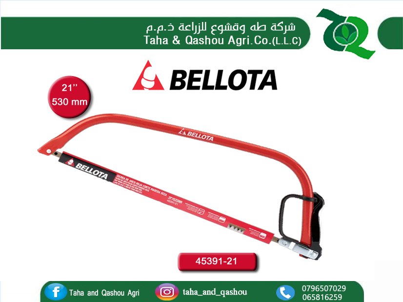453921 Bellota Bow Saw 21"