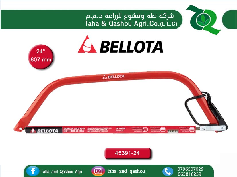 453924 Bellota Bow Saw 24"