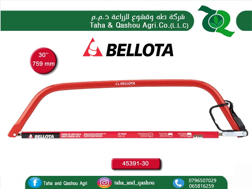 453930 Bellota Bow Saw 30"