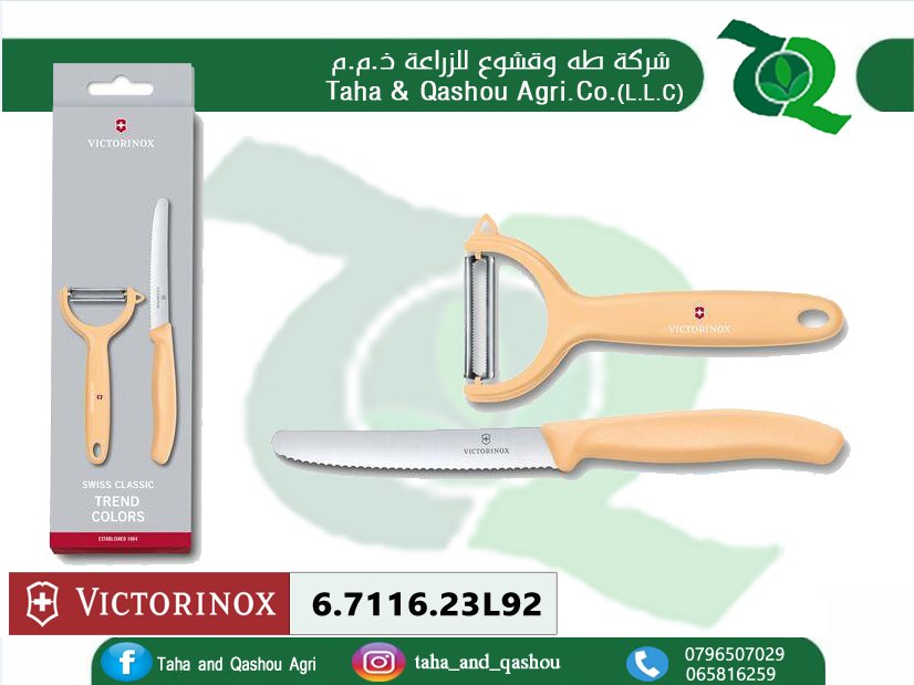 Tomato Knife and Kiwi Peeler Duo Light Orange