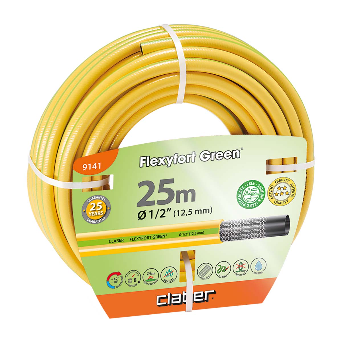 9141 – Flexyfort Green Hose Ø 1/2” M 25  خرطوم